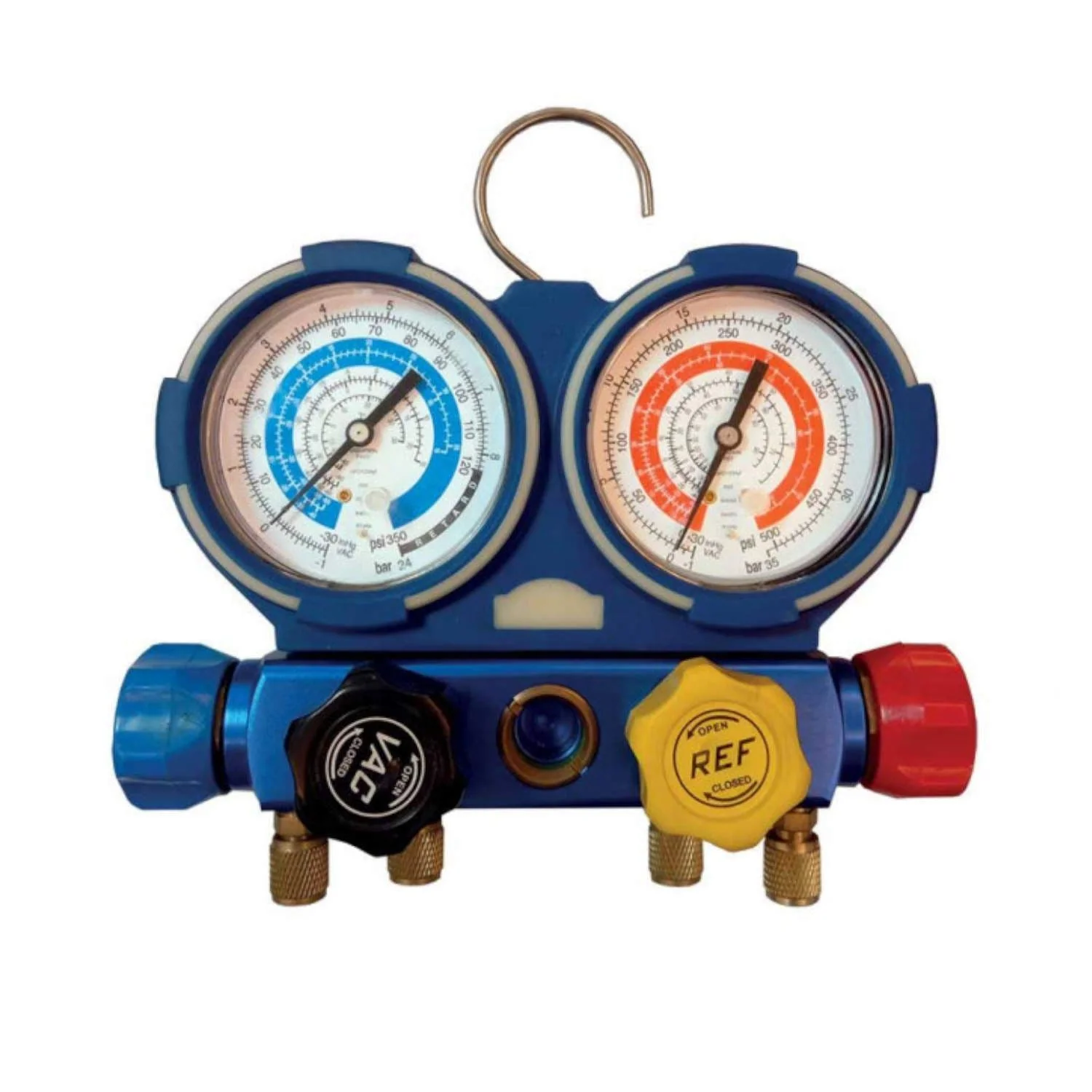 Air Conditioning Manifold Gauge Set 4 Way R32 R410A - Image 2