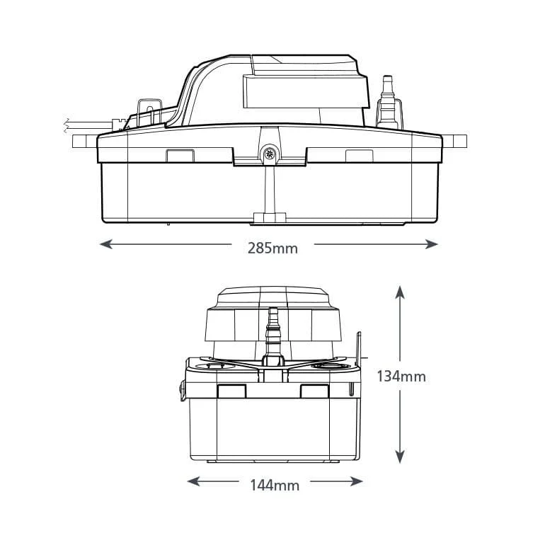 Aspen Max Hi Flow Low Profile Condensate Tank Pump - Image 4
