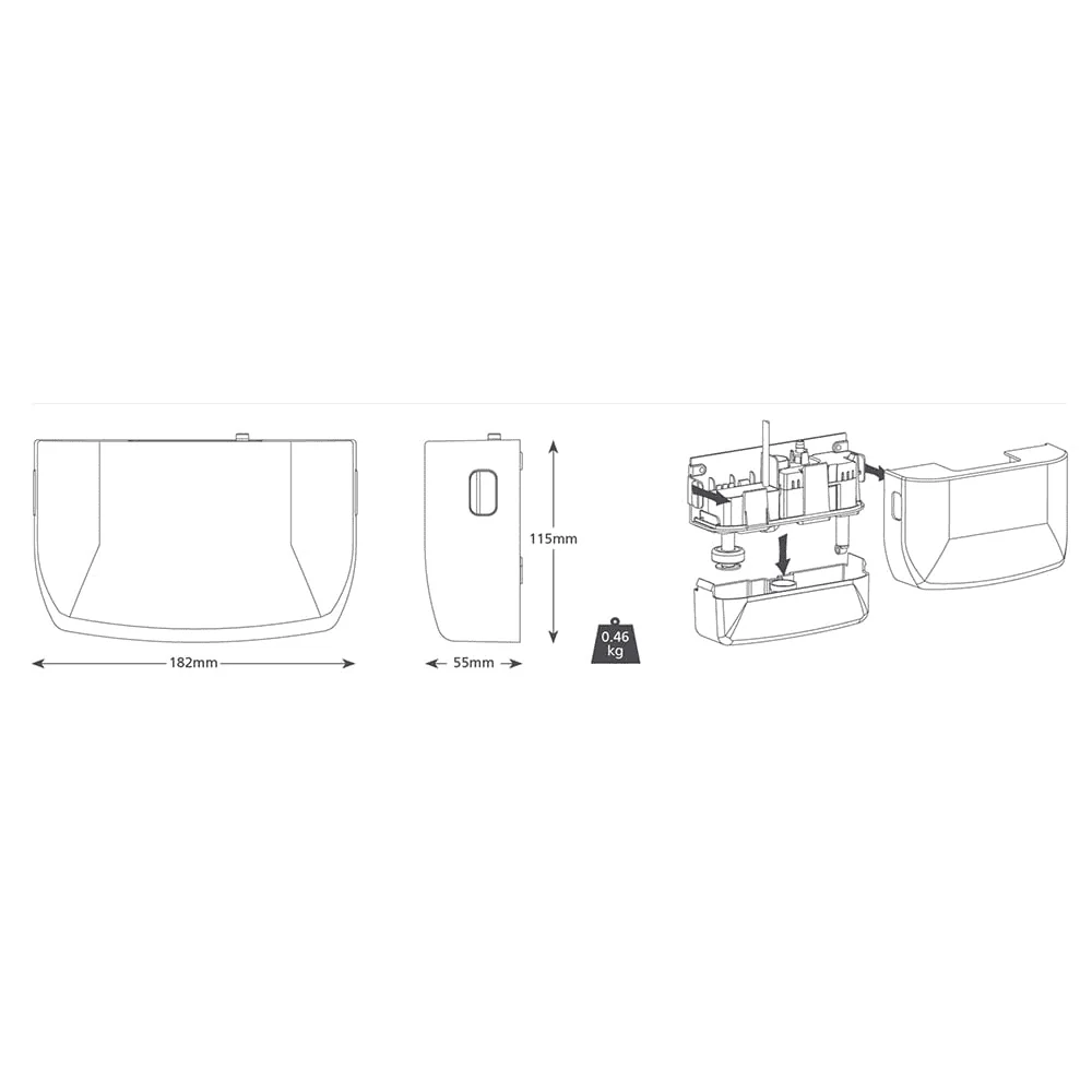 Aspen Mini Blanc White Condensate Pump - Image 4