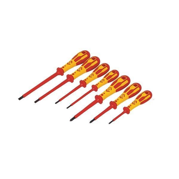 C.K Dextro VDE Screwdriver Set of 7 Slottted/PZ - Image 2