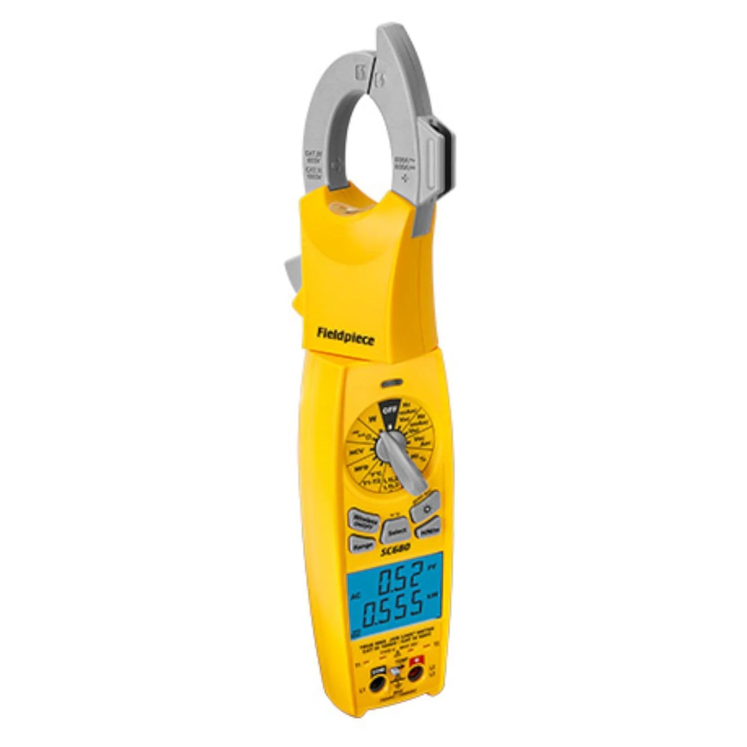 Fieldpiece SC680 Swivel Clamp Meter Dual Display 600 AC/DC - Image 2