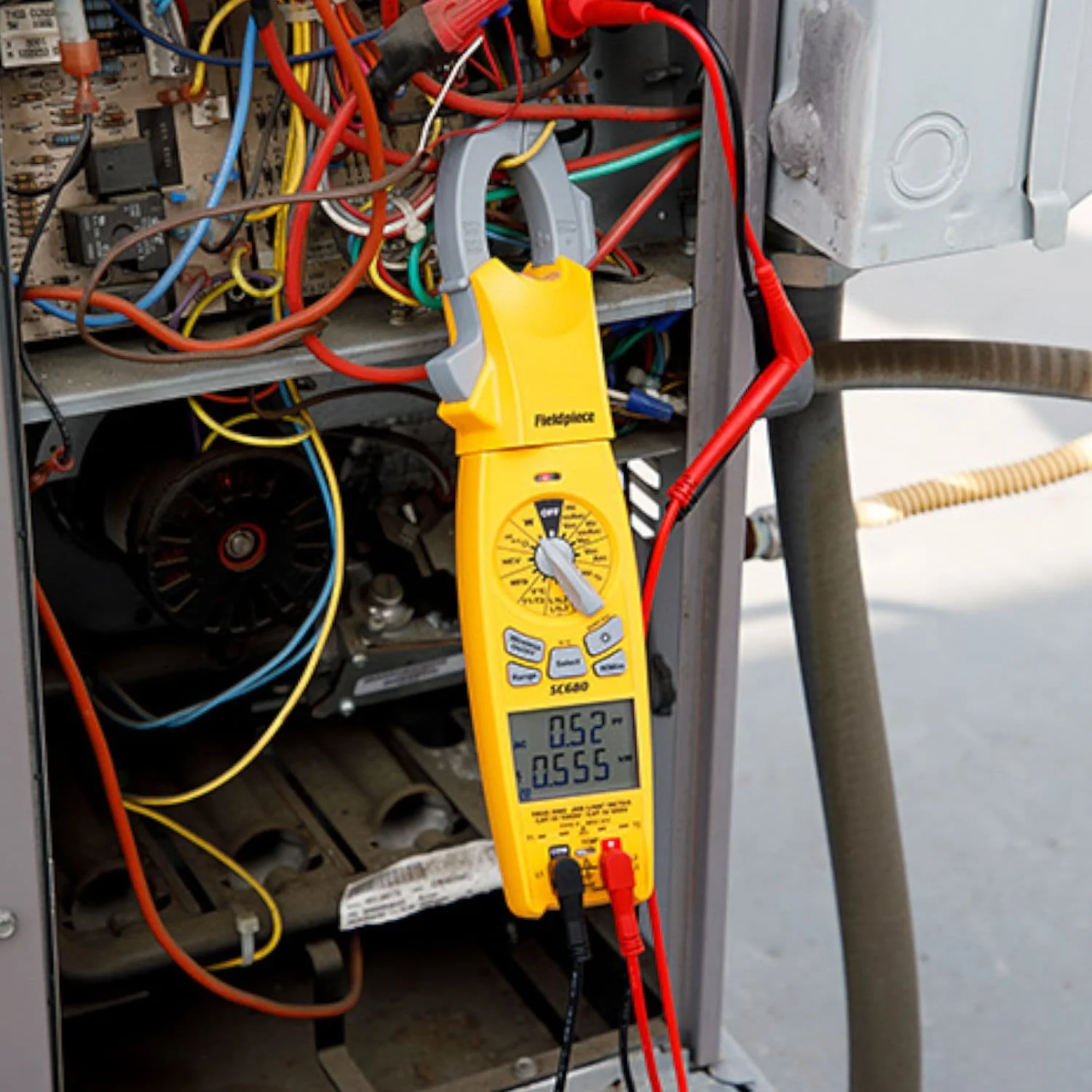 Fieldpiece SC680 Swivel Clamp Meter Dual Display 600 AC/DC - Image 4