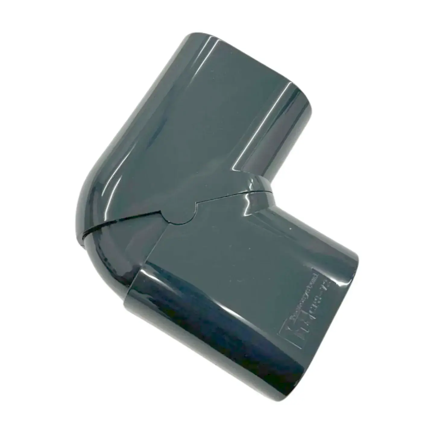 Grey Trunking 70x64mm Flat Adjustable Elbow - Image 3