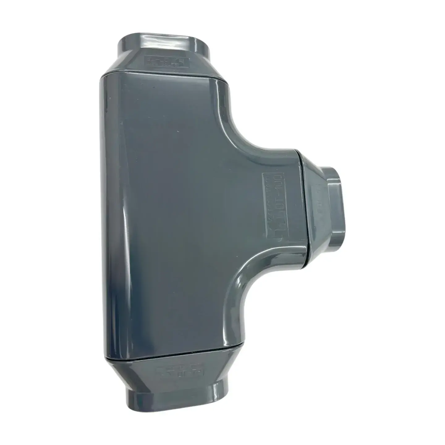 Grey Trunking 70x64mm Tee Branch - Image 2