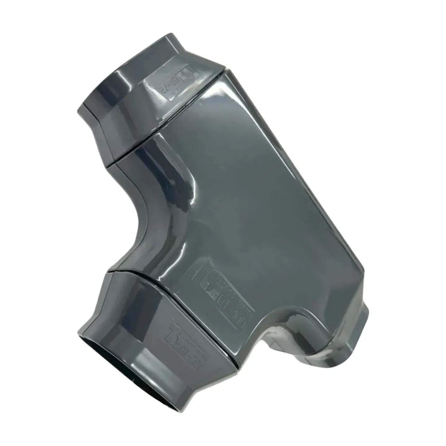Grey Trunking 70x64mm Tee Branch - Image 3