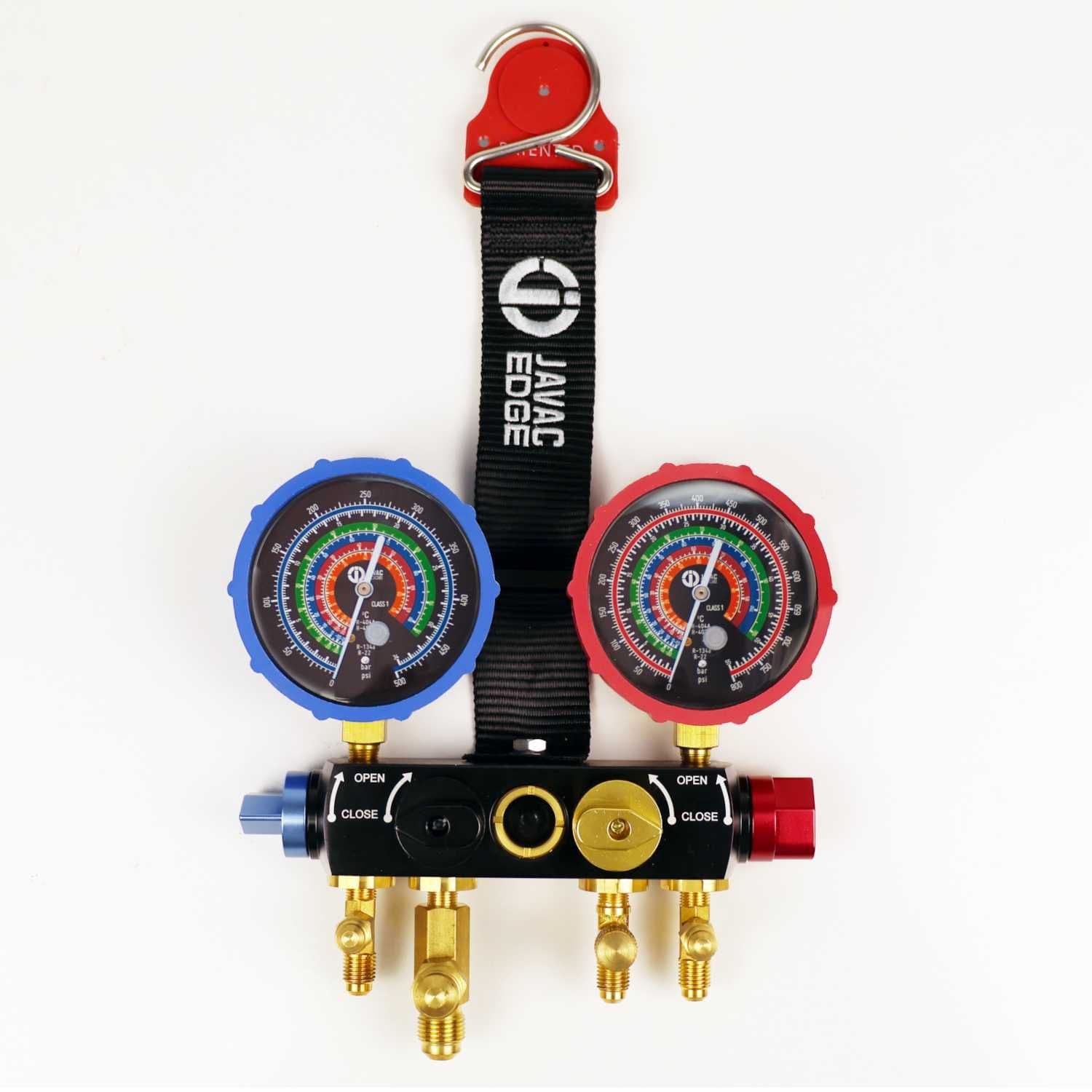 Javac Edge Refrigeration Manifold Gauge Set 4V Multi Gas - Image 2