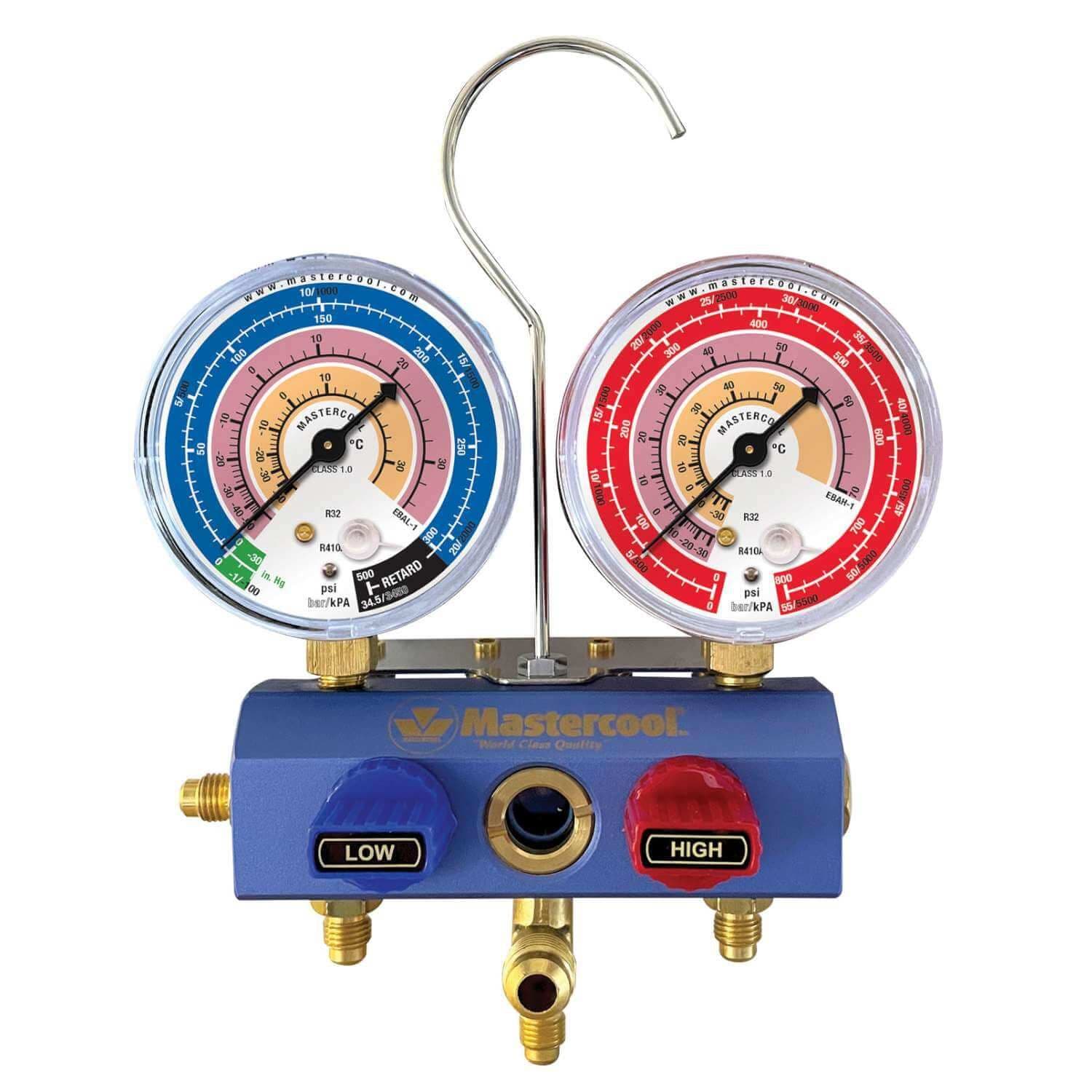 Mastercool 2 Way Air Conditioning Manifold Set R32 R410A - Image 2