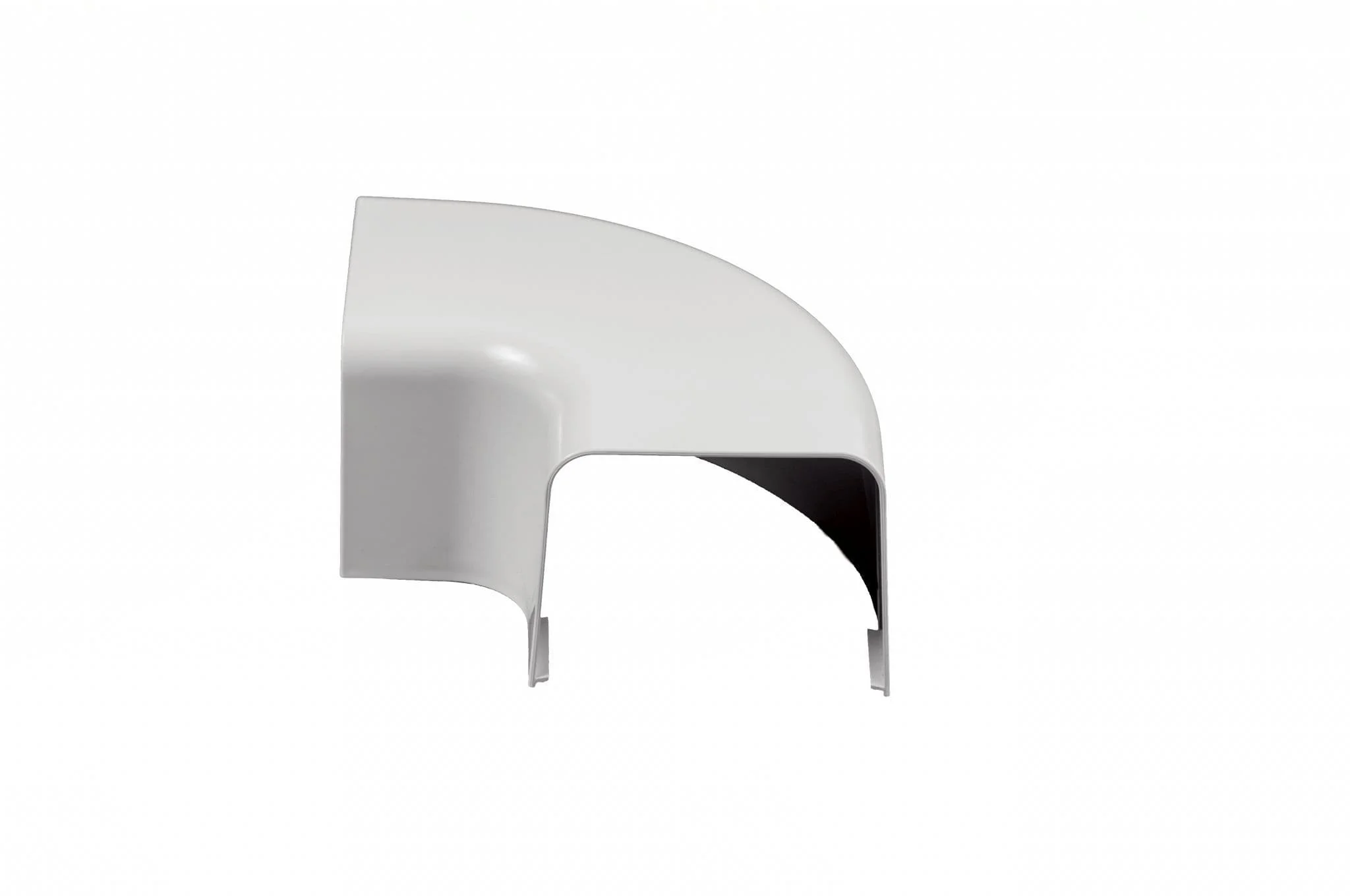 Plastic Trunking Flat Bend 80mm x 60mm - Image 2