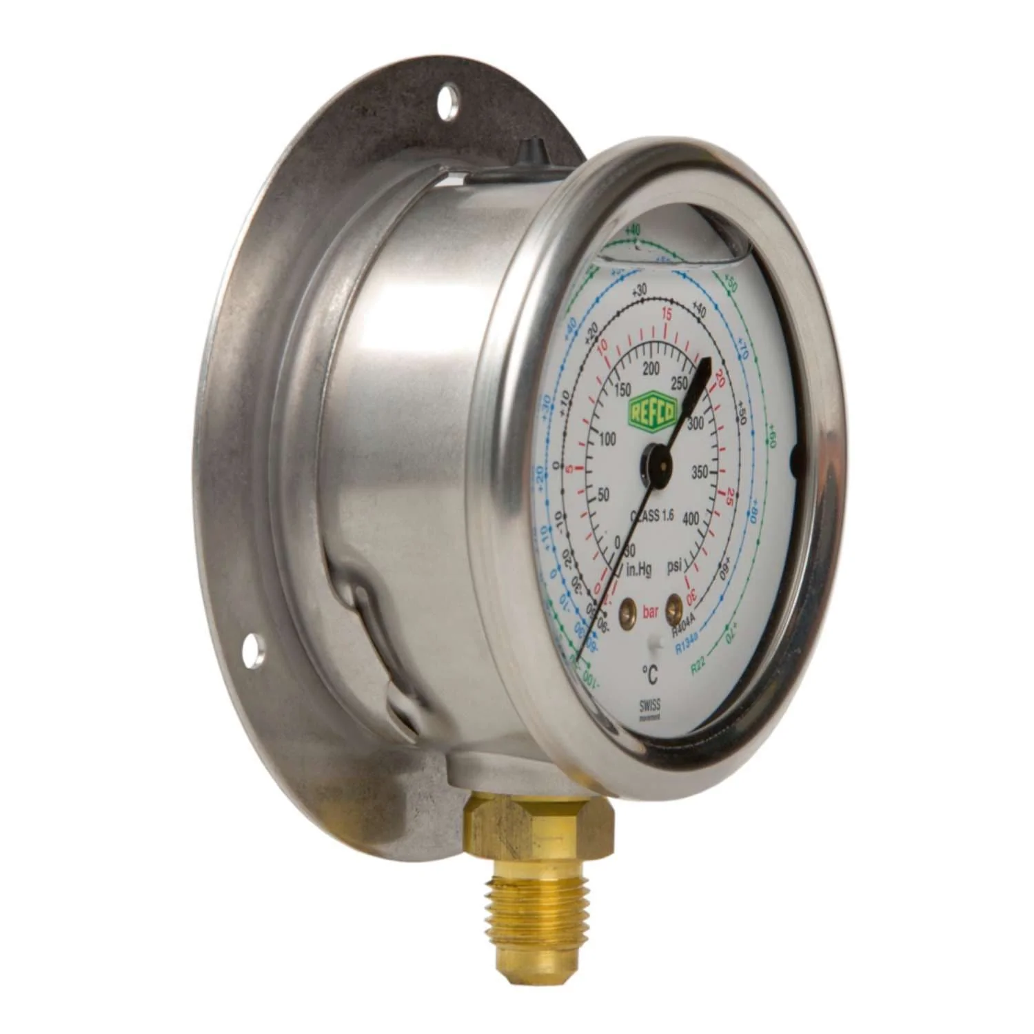 Refco Bourdon Type Pressure Gauges Back Mounted - Image 2