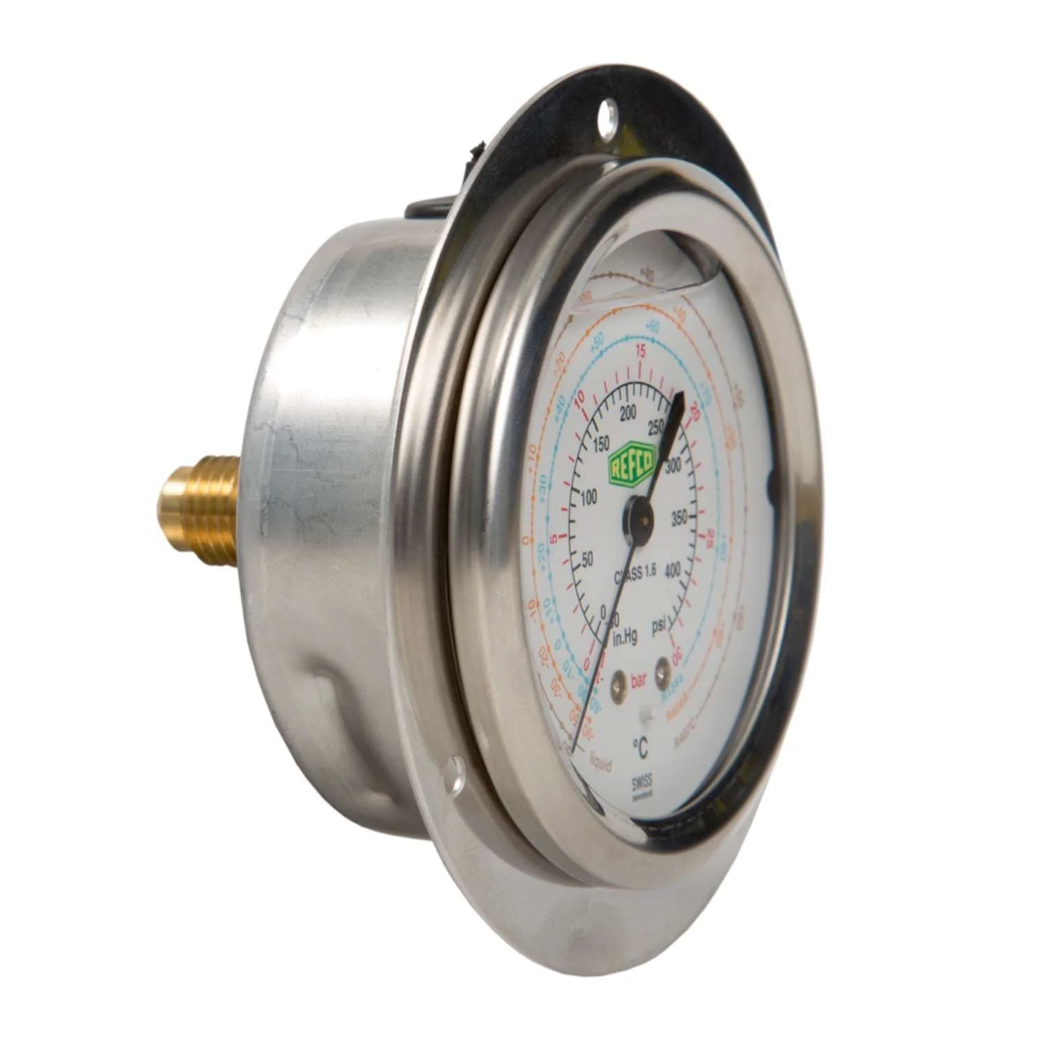 Refco Bourdon Type Pressure Gauges Front Mount - Image 2