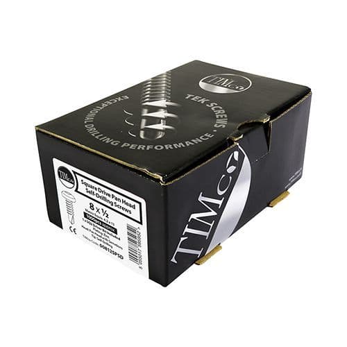Square Drive Pan Head Self Drill Screws 4.2mm x 13mm - Image 3