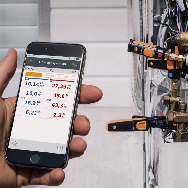 Testo 549i  Bluetooth Refrigeration & Air Con Gauge Smart Probe - Image 3