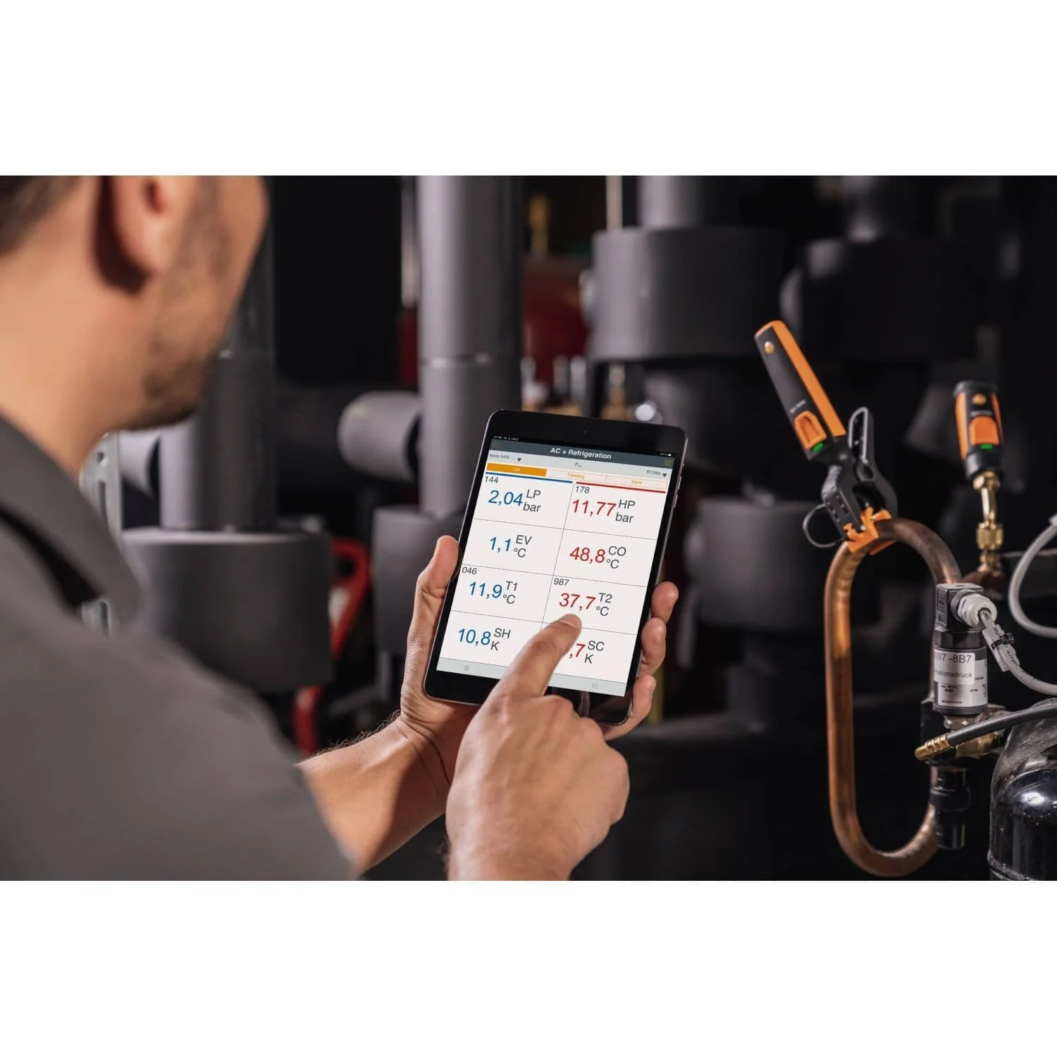 Testo Bluetooth Refrigeration & Air Con Gauge Smart Probe Set - Image 5