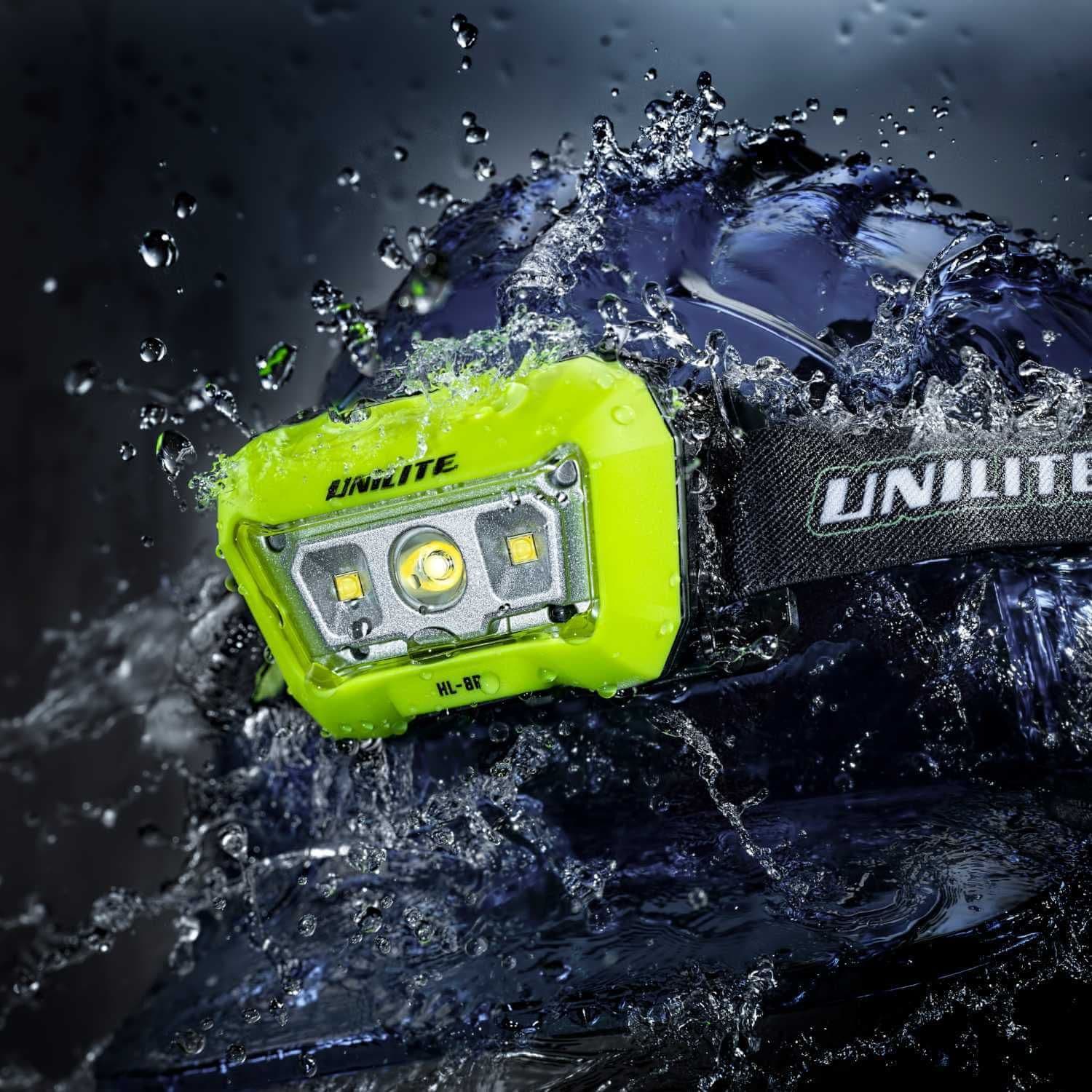 Unilite HL-8R Sensor Dual Beam Headtorch 475 Lumens - Image 4