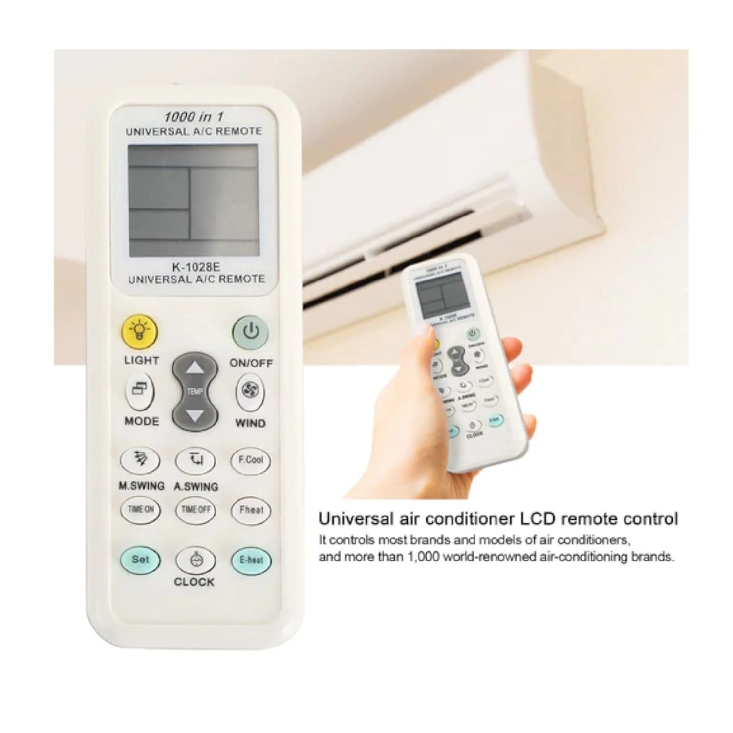 Universal Air Conditioning Remote Controller Replacement - Image 2