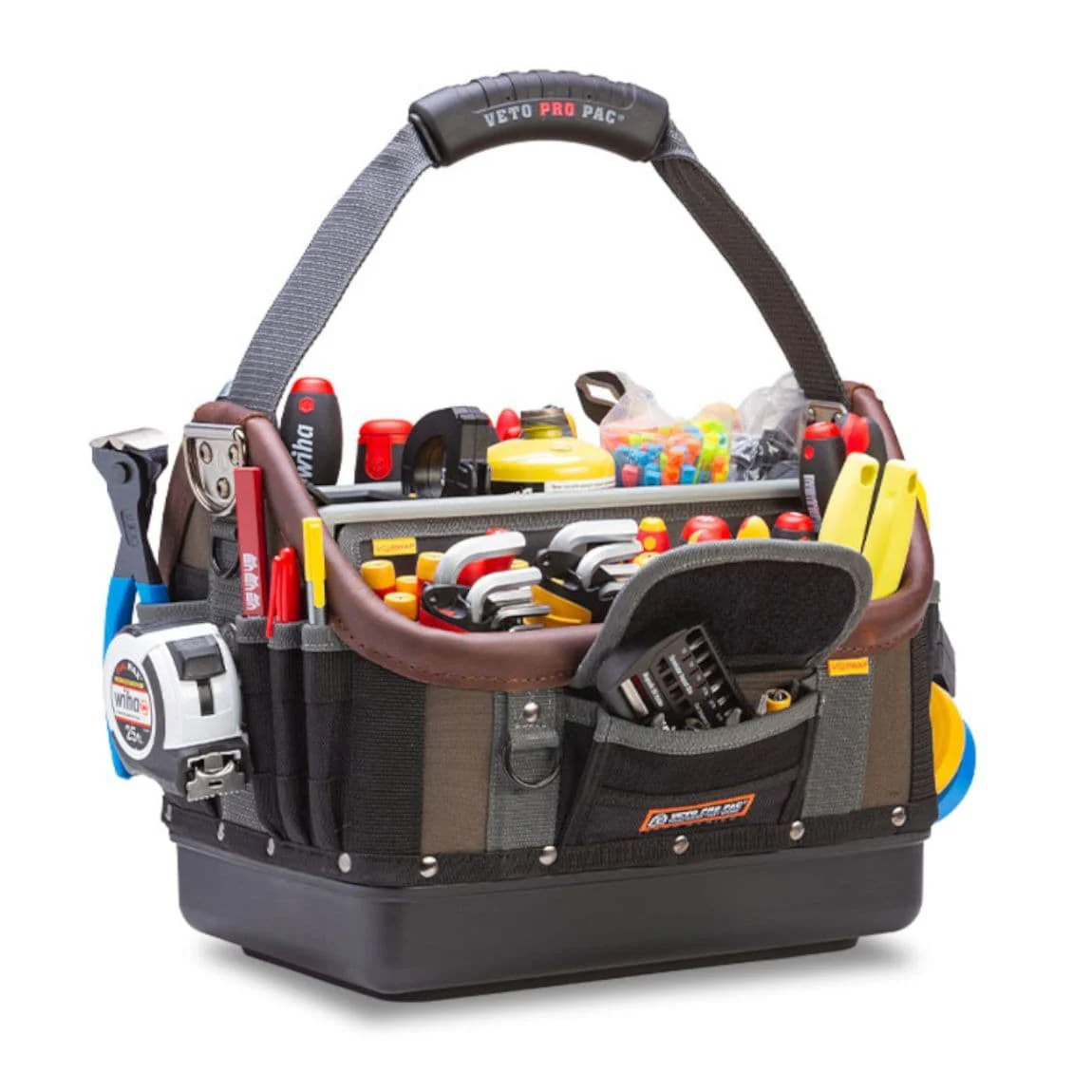 Veto Pro Pac Tech OT LC Open Top Tool Bag with Centre Box - Image 5