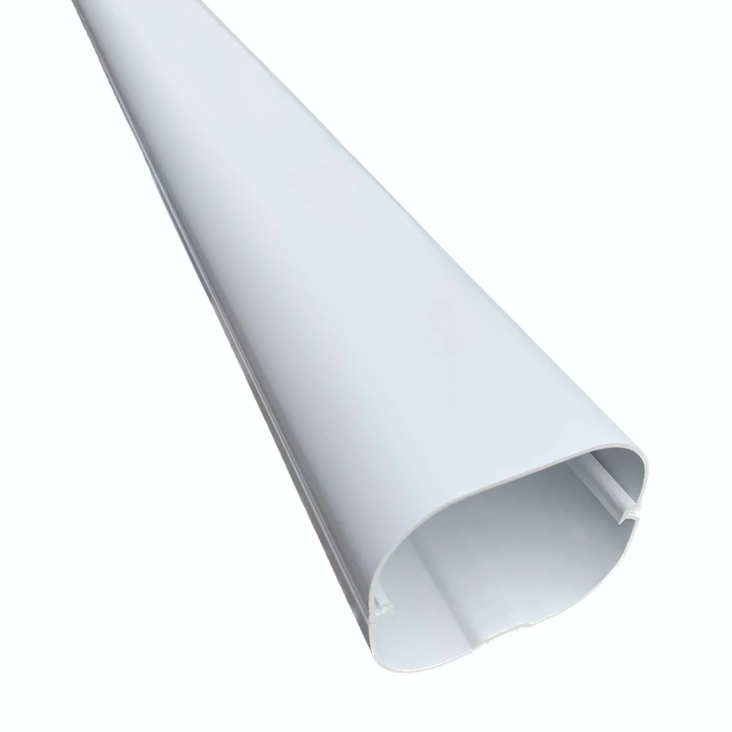 White Pipe Cable Trunking 70x64mm 2m Box of 8 - Image 2
