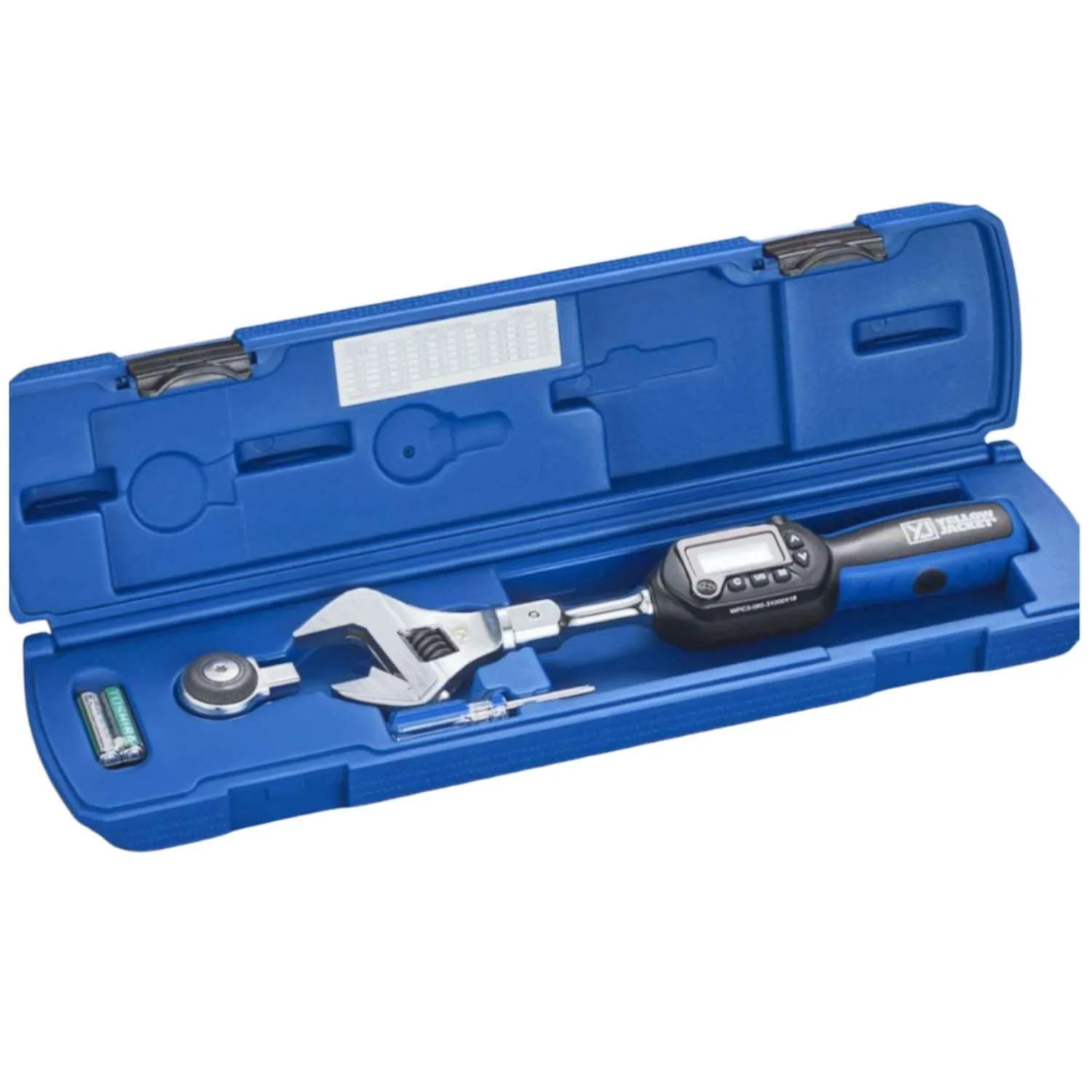 Yellow Jacket Adjustable Digital Torque Wrench and 3/8" Ratchet Head - Image 3