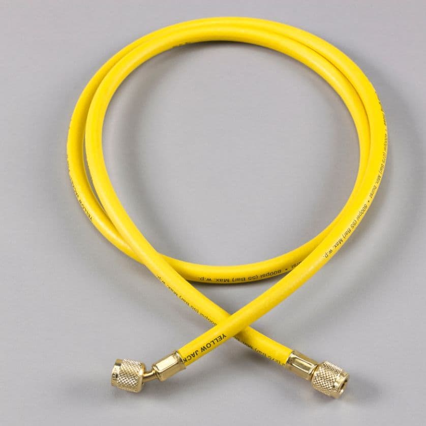 Yellow Jacket Plus II 1/4" Refrigeration Charging Hose Yellow 36"