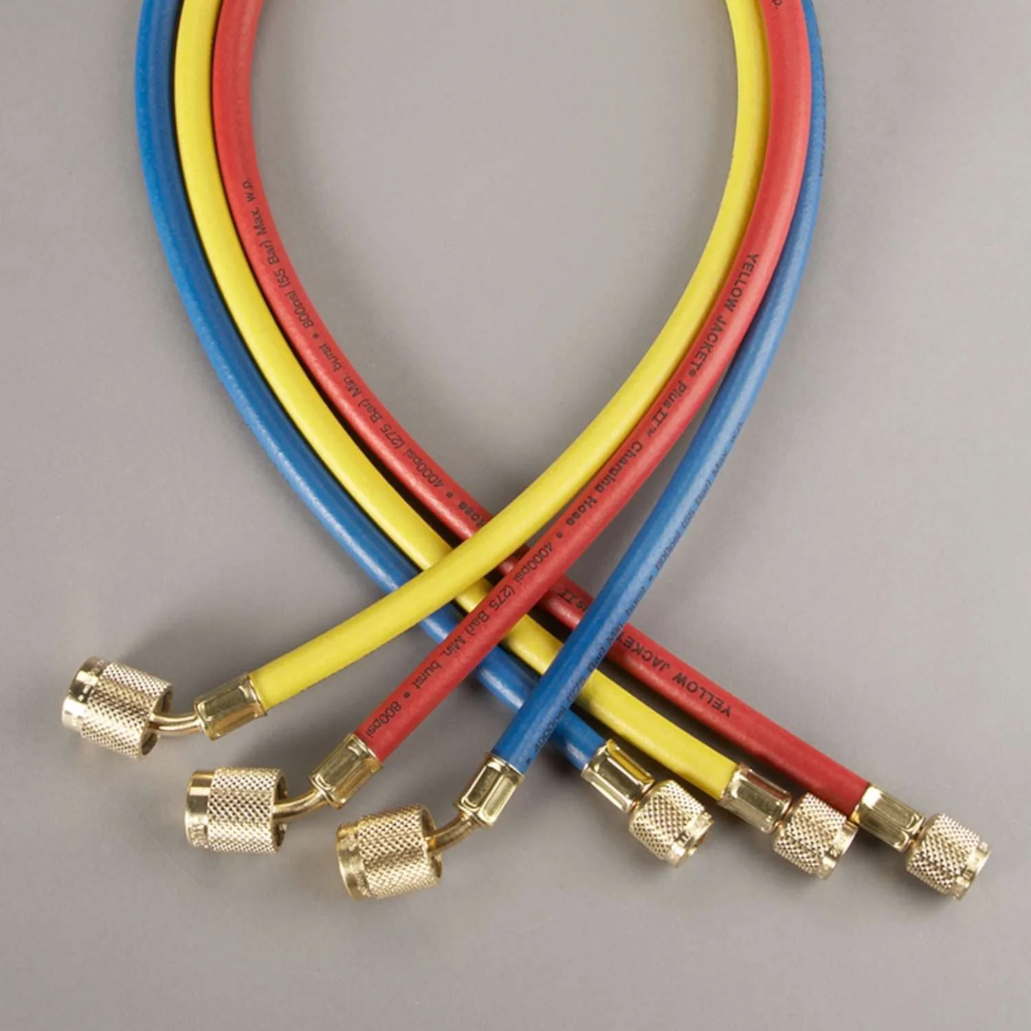 Yellow Jacket TITAN 4 Valve R404A R410A R22 Manifold with 4 Hoses - Image 2